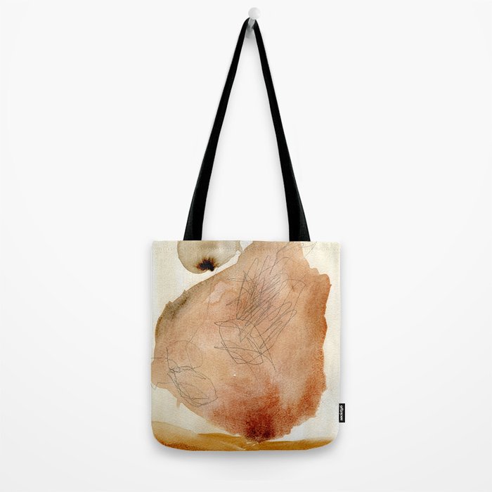 Coming and Going watercolor abstract painting modern minimalist Tote Bag Gallery Image 2