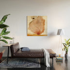 Coming and Going watercolor abstract painting modern minimalist Wood Wall Art Gallery Image 2