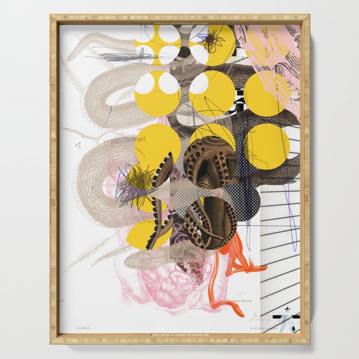 golden future show dream Serving Tray Gallery Image 1