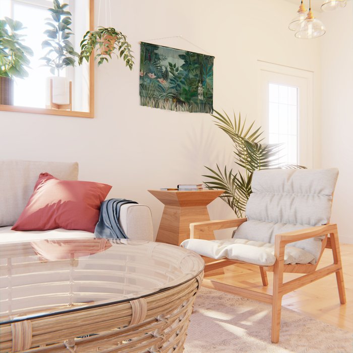 The Equatorial Jungle (1909) by Henri Rousseau Wall Hanging Gallery Image 2