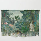 The Equatorial Jungle (1909) by Henri Rousseau Wall Hanging Gallery Image 1