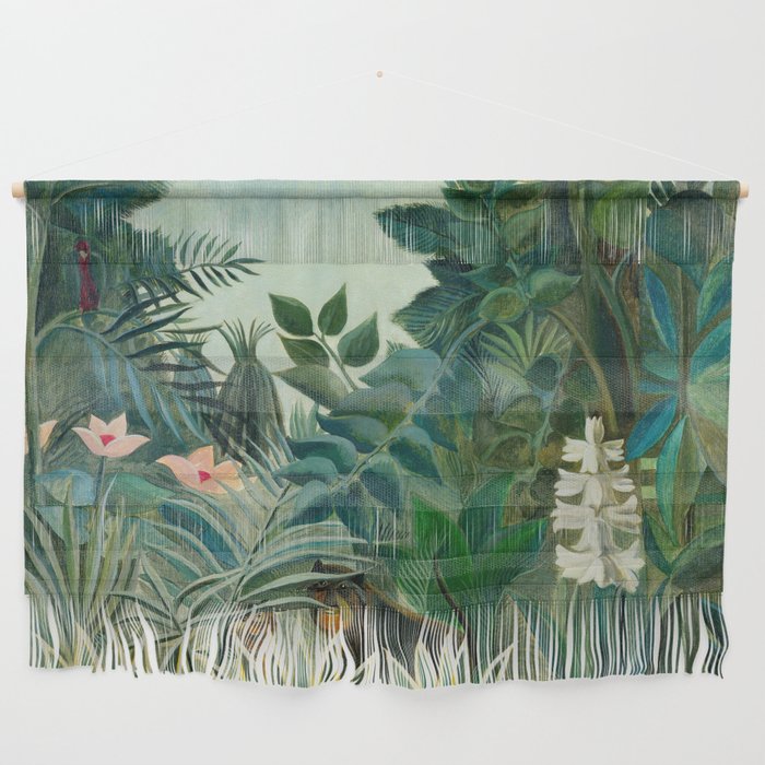 The Equatorial Jungle (1909) by Henri Rousseau Wall Hanging Gallery Image 1