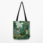 The Equatorial Jungle (1909) by Henri Rousseau Tote Bag Gallery Image 2