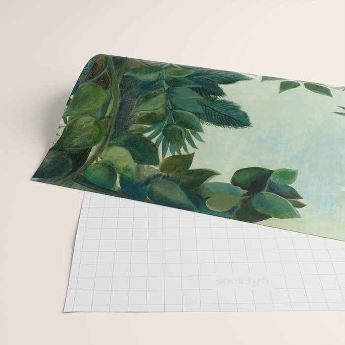 The Equatorial Jungle (1909) by Henri Rousseau Wrapping Paper Gallery Image 2