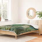 The Equatorial Jungle (1909) by Henri Rousseau Duvet Cover Gallery Image 2