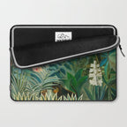 The Equatorial Jungle (1909) by Henri Rousseau Laptop Sleeve Gallery Image 2