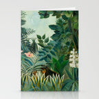 The Equatorial Jungle (1909) by Henri Rousseau Stationery Card Gallery Image 2