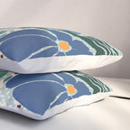 Klimt flowers light blue Pillow Sham Gallery Image 3