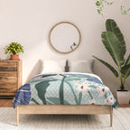 Klimt flowers light blue Comforter Gallery Image 3