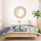 Klimt flowers light blue Duvet Cover Gallery Image 3