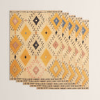 Moroccan Berber Rug Design No.75 - Yellow Wrapping Paper Gallery Image 3