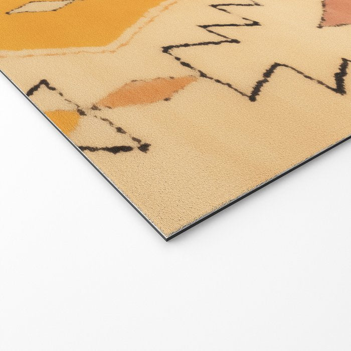 Moroccan Berber Rug Design No.75 - Yellow Welcome Mat Gallery Image 2