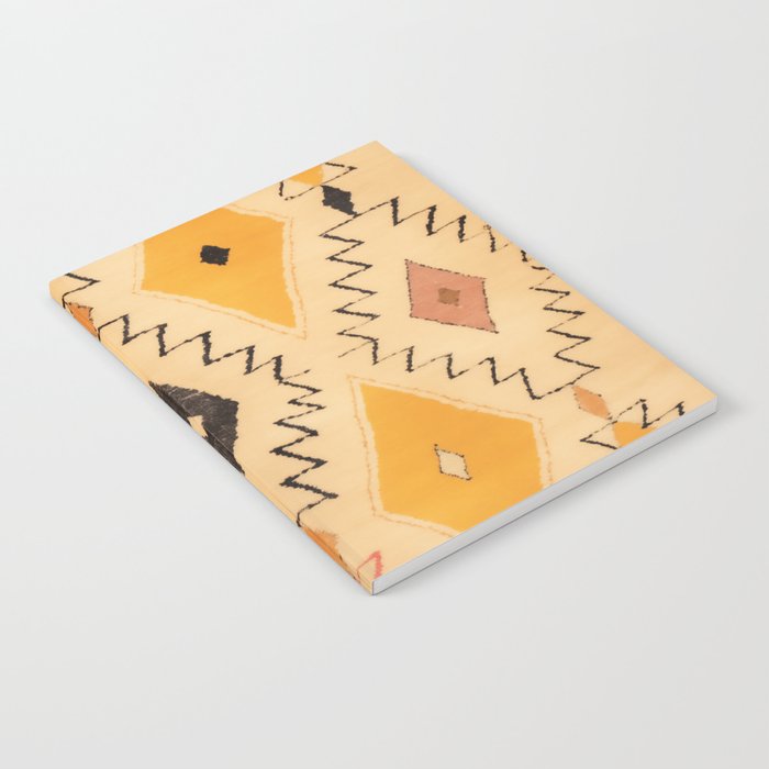 Moroccan Berber Rug Design No.75 - Yellow Notebook Gallery Image 2