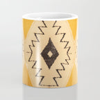 Moroccan Berber Rug Design No.75 - Yellow Coffee Mug Gallery Image 4