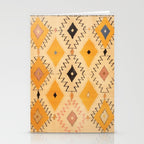 Moroccan Berber Rug Design No.75 - Yellow Stationery Card Gallery Image 2