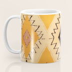 Moroccan Berber Rug Design No.75 - Yellow Coffee Mug Gallery Image 3