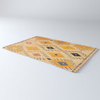 Moroccan Berber Rug Design No.75 - Yellow Rug Gallery Image 3