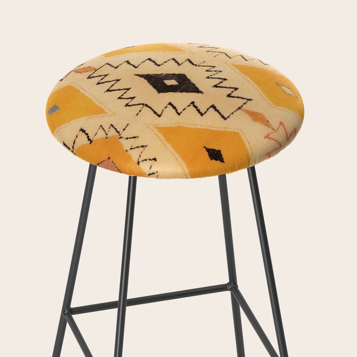 Moroccan Berber Rug Design No.75 - Yellow Stool Gallery Image 2