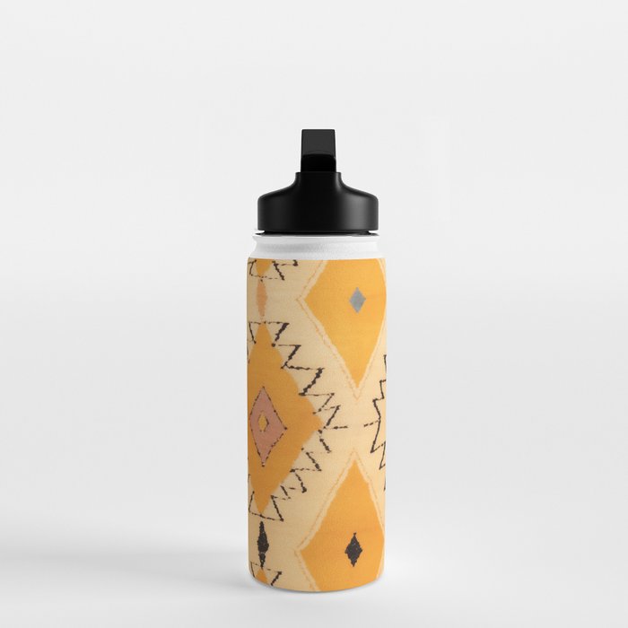 Moroccan Berber Rug Design No.75 - Yellow Water Bottle Gallery Image 3