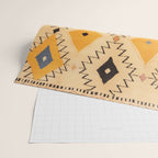 Moroccan Berber Rug Design No.75 - Yellow Wrapping Paper Gallery Image 2