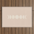 Minimal Moon Phases X Outdoor Rug Gallery Image 1