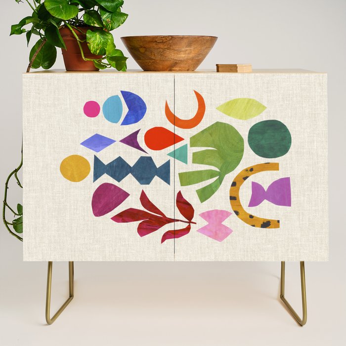 Green Flower Credenza Gallery Image 1