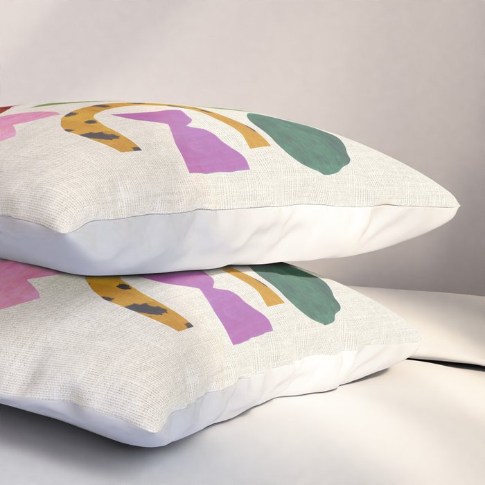 Green Flower Pillow Sham Gallery Image 3