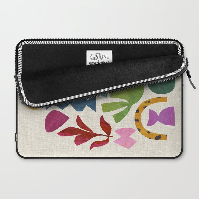 Green Flower Laptop Sleeve Gallery Image 2