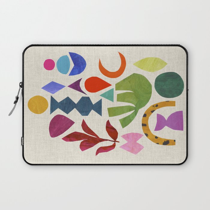 Green Flower Laptop Sleeve Gallery Image 1