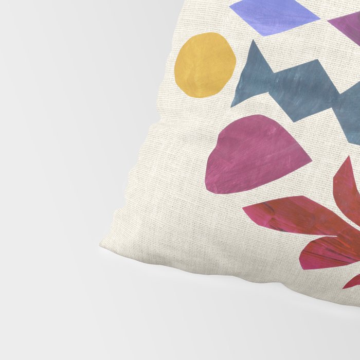 Green Flower Pillow Sham Gallery Image 4