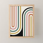 Bold Curvature Stripes IX Mini Art Print Gallery Image 1