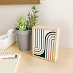 Bold Curvature Stripes IX Mini Art Print Gallery Image 2