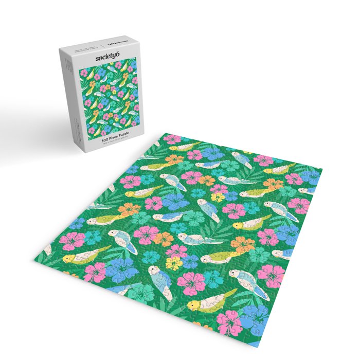 Parakeet Paradise Jigsaw Puzzle Gallery Image 2