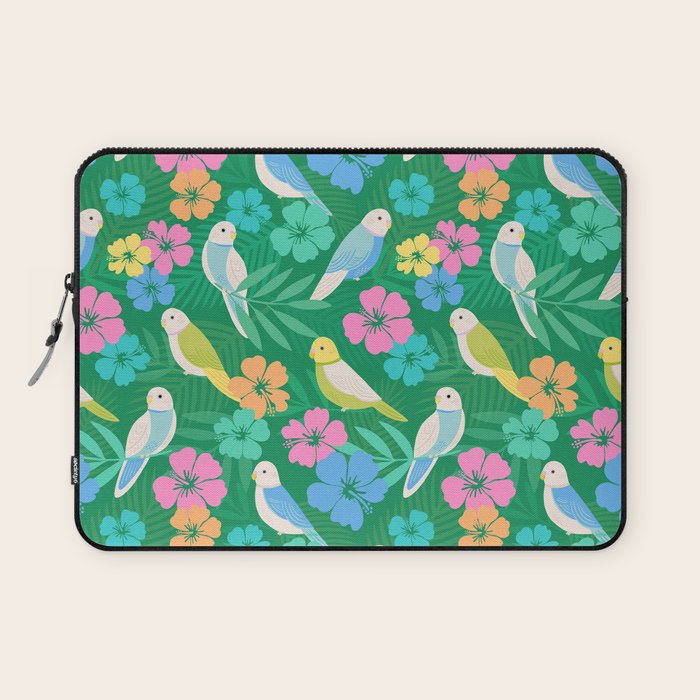 Parakeet Paradise Laptop Sleeve Gallery Image 1