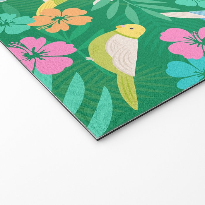 Parakeet Paradise Welcome Mat Gallery Image 2