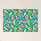 Parakeet Paradise Welcome Mat Gallery Image 1