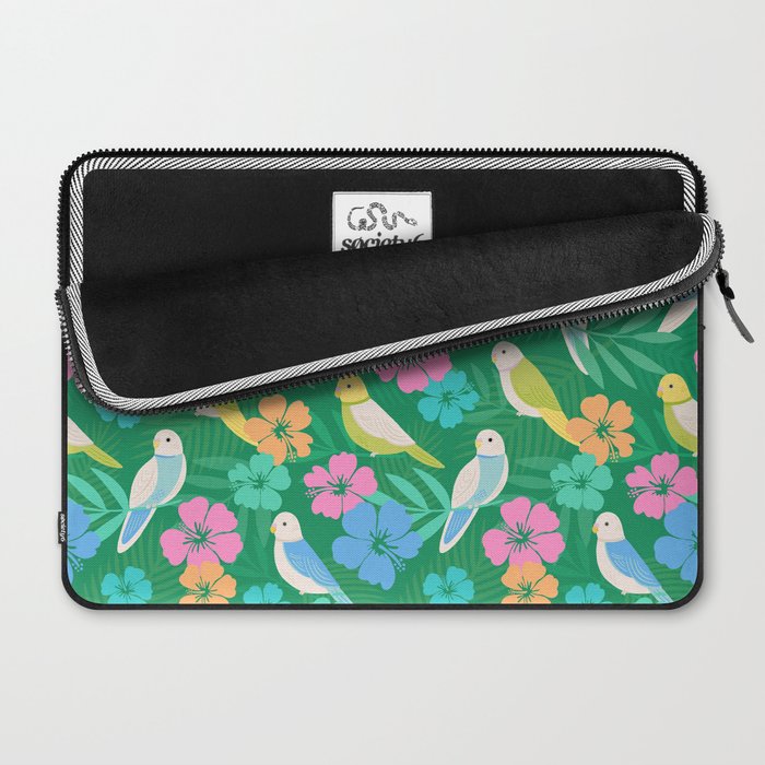 Parakeet Paradise Laptop Sleeve Gallery Image 2