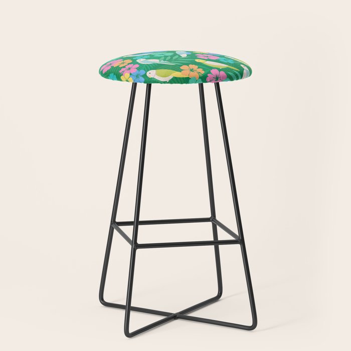 Parakeet Paradise Stool Gallery Image 1