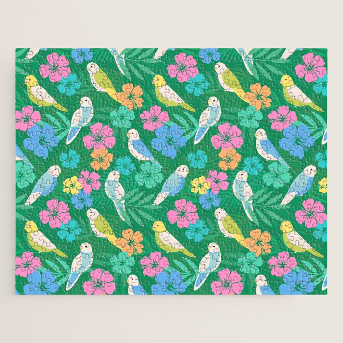 Parakeet Paradise Jigsaw Puzzle Gallery Image 1