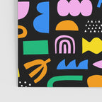 Fun colorful abstract summer shape pattern Poster Gallery Image 3