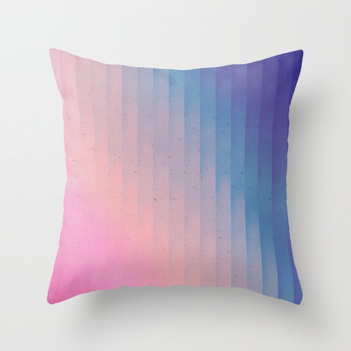 Geometric Rainbow Throw Pillow Gallery Image 6