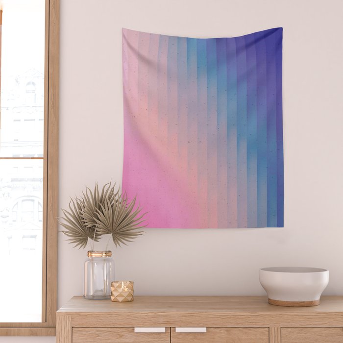 Geometric Rainbow Wall Tapestry Gallery Image 2