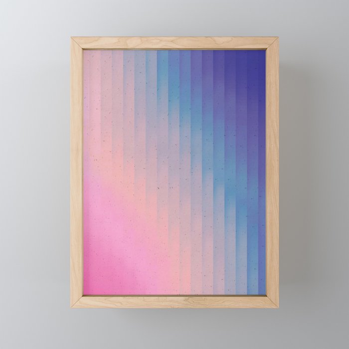Geometric Rainbow Mini Art Print Gallery Image 1