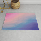Geometric Rainbow Rug Gallery Image 1
