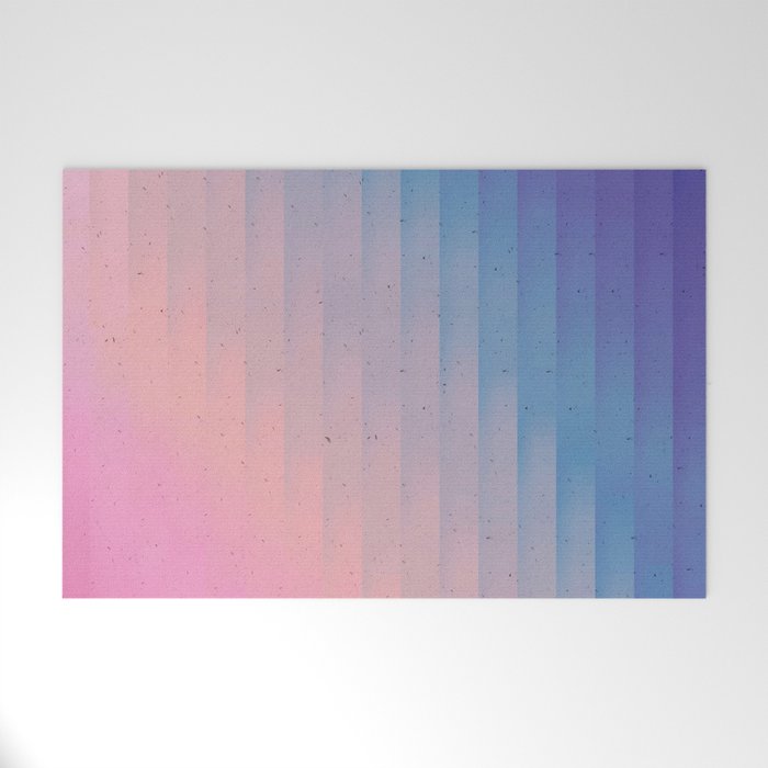 Geometric Rainbow Welcome Mat Gallery Image 1