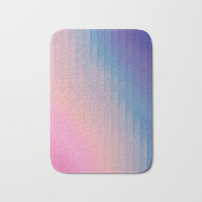 Geometric Rainbow Bath Mat Gallery Image 1