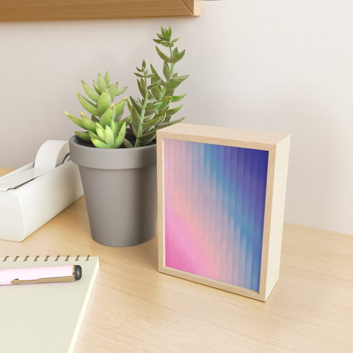 Geometric Rainbow Mini Art Print Gallery Image 2