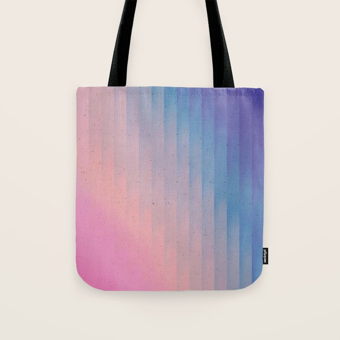 Geometric Rainbow Tote Bag Gallery Image 1