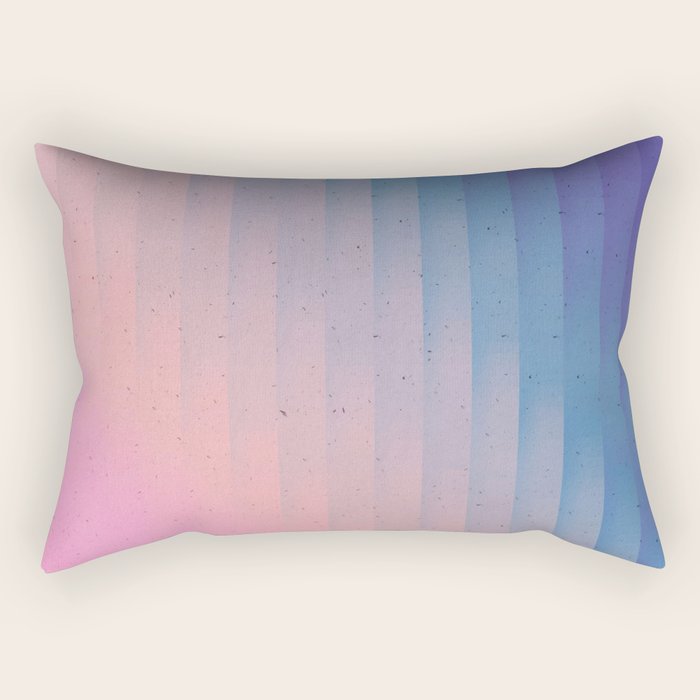 Geometric Rainbow Rectangular Pillow Gallery Image 2