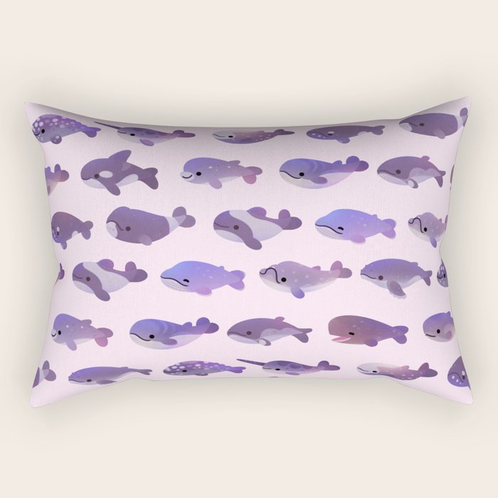 Whale Day - bright Rectangular Pillow Gallery Image 2